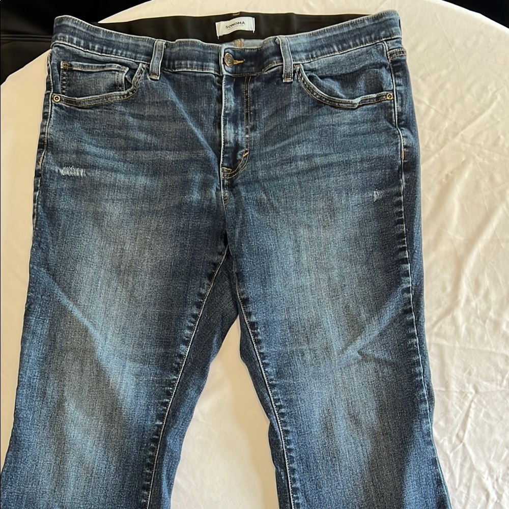 Sonoma Blue Boot Cut Jeans Classic Denim Style